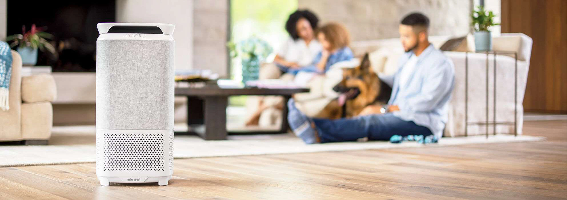 Máy lọc không khí rất tốt cho gia đình, đặc biệt là gia đình có thú nuôi