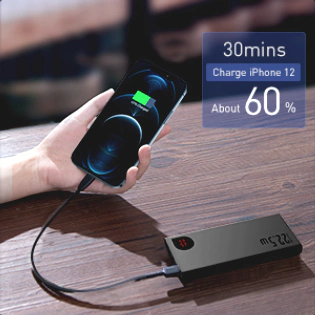 Baseus Adaman sạc 60% trong 30 phút