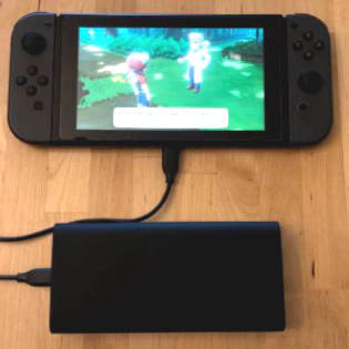 Sạc dự phòng Xiaomi Gen 3 Version 2019 với Nintendo Switch
